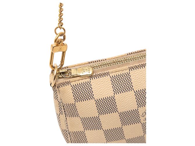 Mini Pochette Accessoires Damier Azur Bianco Louis Vuitton - vista 7