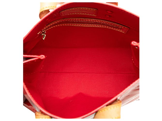 Louis Vuitton Vermelho Monograma Vernis Reade PM - vista 4
