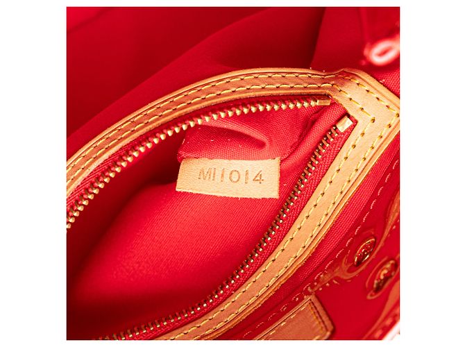 Louis Vuitton Vermelho Monograma Vernis Reade PM - vista 5