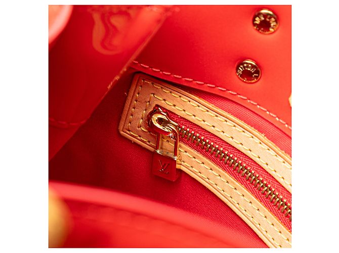 Louis Vuitton Vermelho Monograma Vernis Reade PM - vista 7