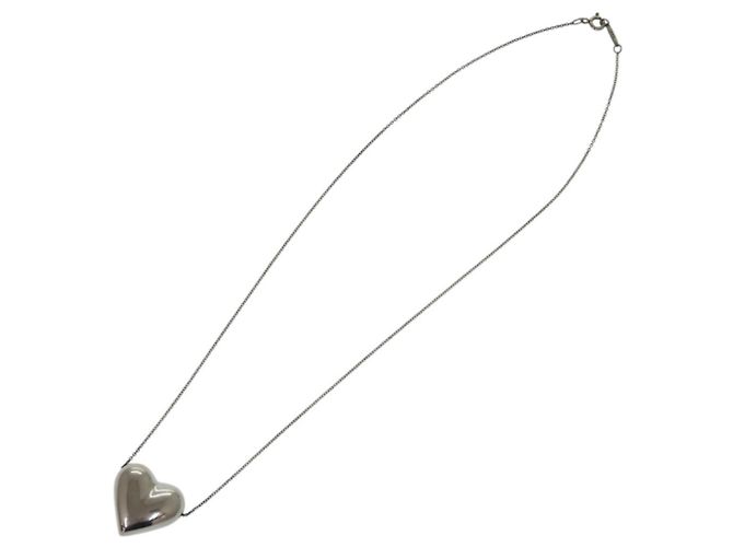 Tiffany & Co Collana in Argento Sterling a Forma di Cuore Pizzicato Tiffany - vista 4