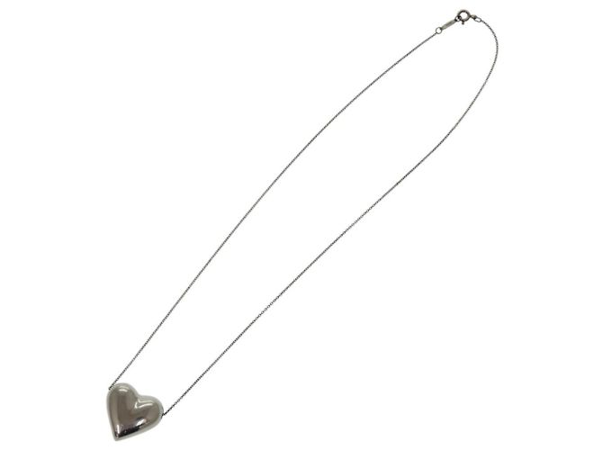 Tiffany & Co Collana in Argento Sterling a Forma di Cuore Pizzicato Tiffany - vista 5