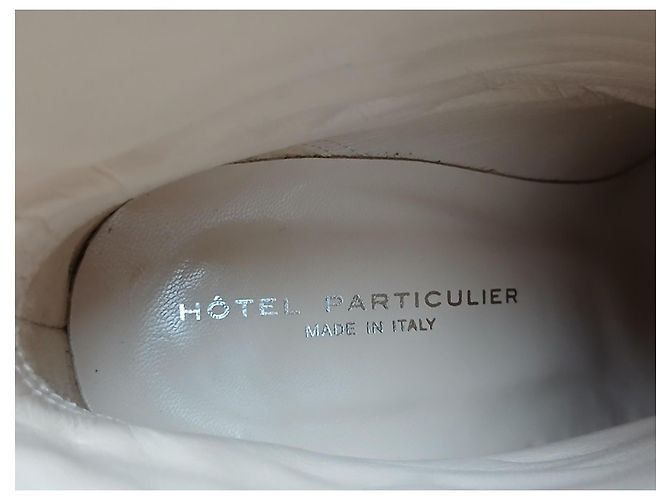 Stivali Hôtel Particulier in pelle multi zip prugna Porpora - vista 9