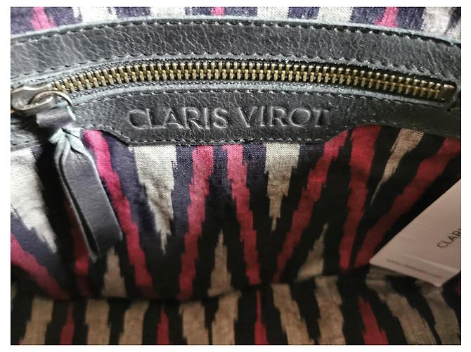 Sac à main Claris Virot Ava Patchwork en Python Noir - vue 6
