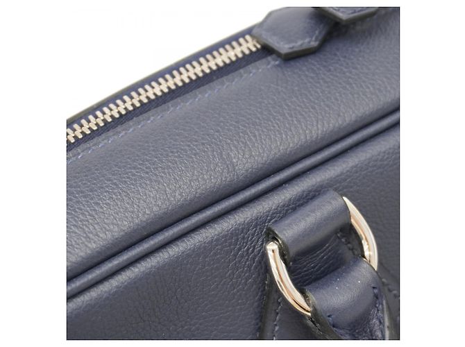 Borsa Evergrain con tracolla Plume di Hermès Blu - vista 11