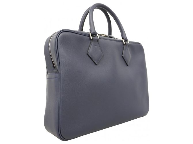 Borsa Evergrain con tracolla Plume di Hermès Blu - vista 2