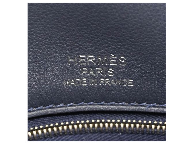 Borsa Evergrain con tracolla Plume di Hermès Blu - vista 5