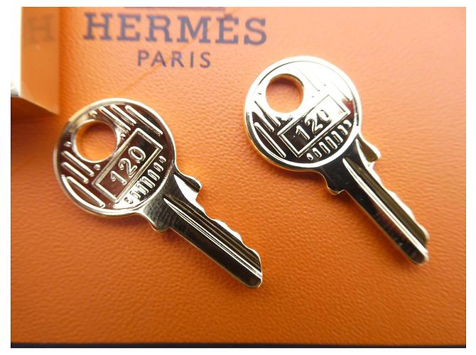 nuovo lucchetto in acciaio dorato Hermès per borse Hermès Birkin, Kelly, ecc... Gold hardware - vista 2