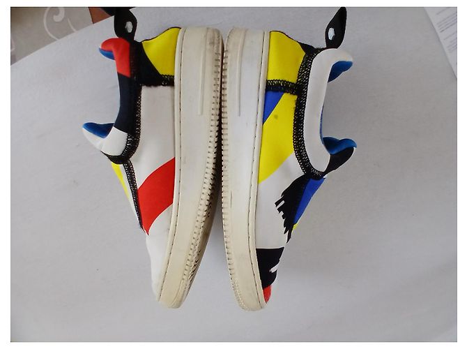 Autre Marque Moa Master of Arts Mondrian Sneaker weiß Scuba Mehrfarben - Ansicht 6