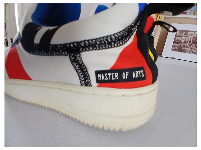 Autre Marque Moa Master of Arts Mondrian Sneaker weiß Scuba Mehrfarben - Ansicht 7