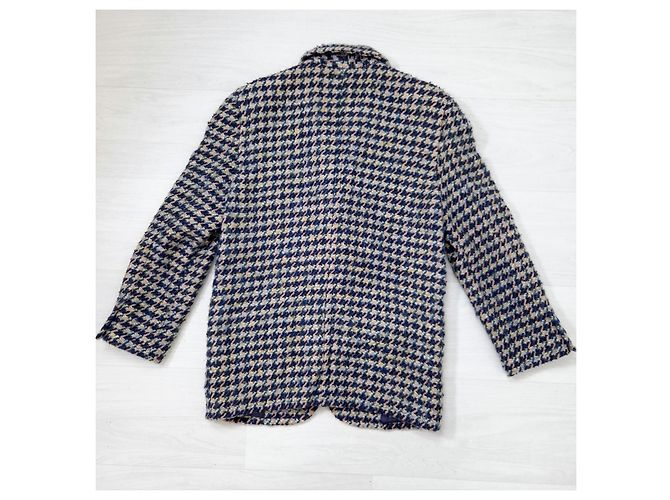 Krizia houndstooth vintage wool coat from the 80s - view 2