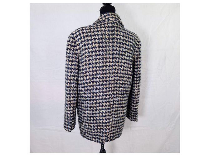 Krizia houndstooth vintage wool coat from the 80s - view 6