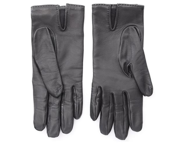 Hermès Kelly Handschuhe Schwarz - Ansicht 2