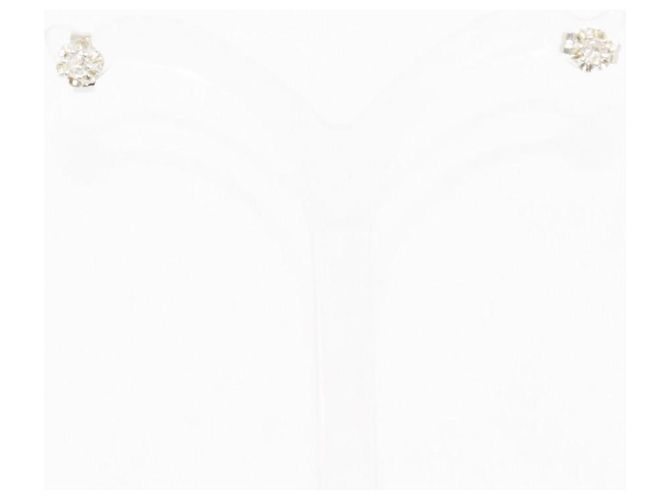Autre Marque Orecchini antichi in oro 14 carati e diamanti naturali 2X0,09 carati Argento - vista 10