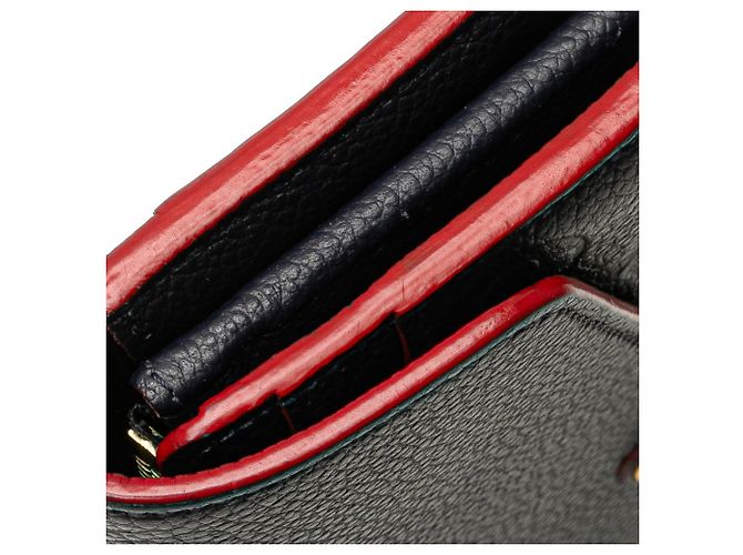Louis Vuitton Monogram Empreinte Langbörse Rot Marineblau - Ansicht 4