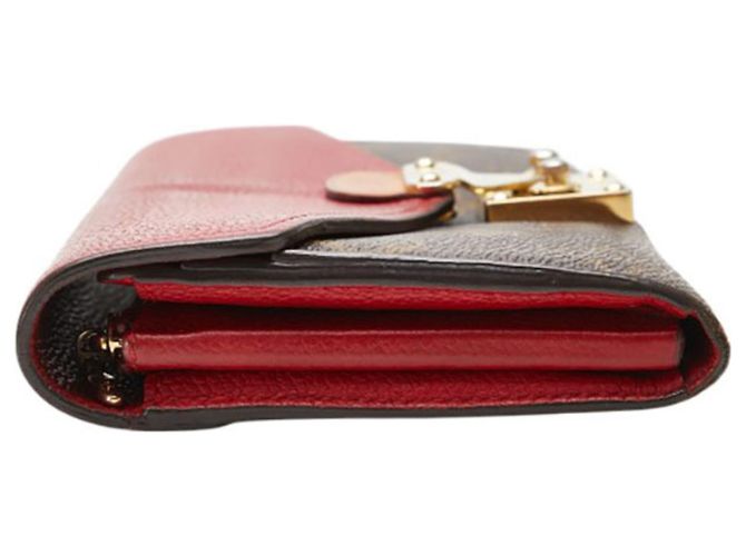Portafoglio Lungo Pallas Monogram Louis Vuitton Marrone Rosso - vista 4