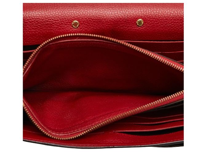 Portafoglio Lungo Pallas Monogram Louis Vuitton Marrone Rosso - vista 7