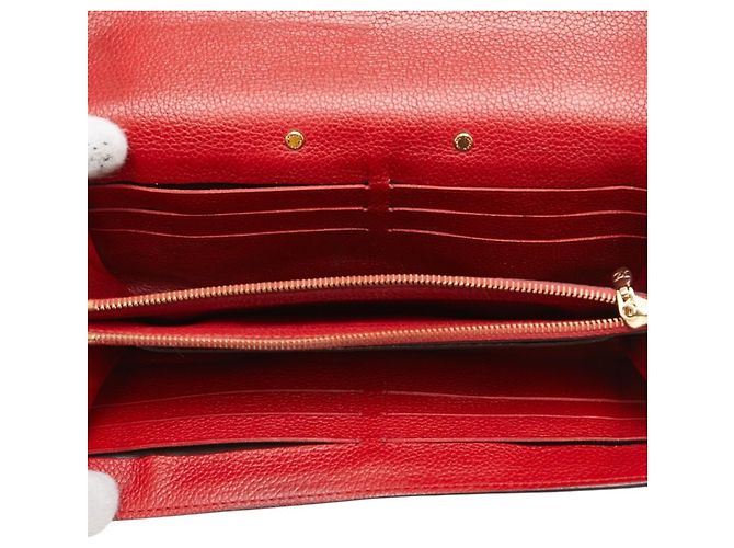 Portafoglio Lungo Pallas Monogram Louis Vuitton Marrone Rosso - vista 8