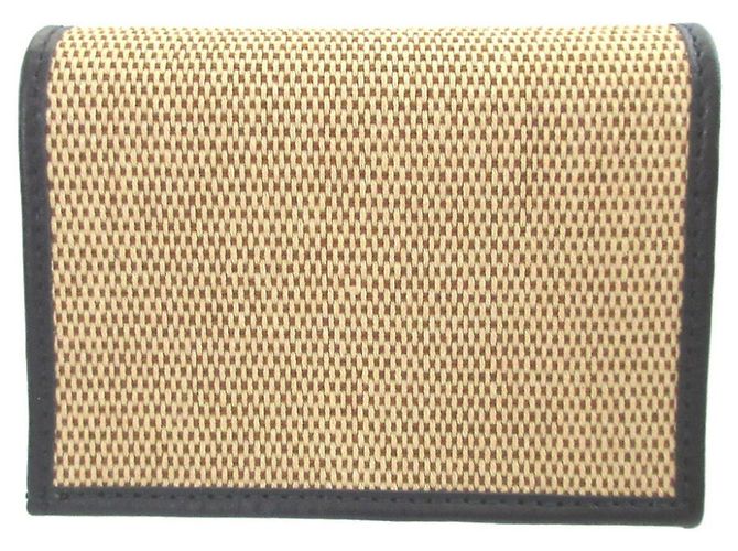 Billetera Compacta Horsebit Gucci Beige Azul marino - vista 4