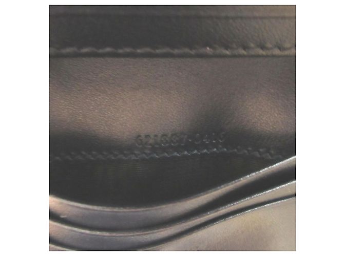 Billetera Compacta Horsebit Gucci Beige Azul marino - vista 7