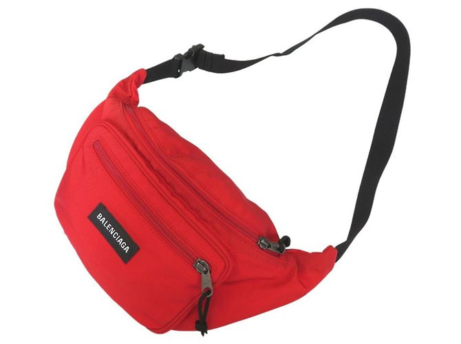 Marsupio Explorer di Balenciaga Rosso - vista 5