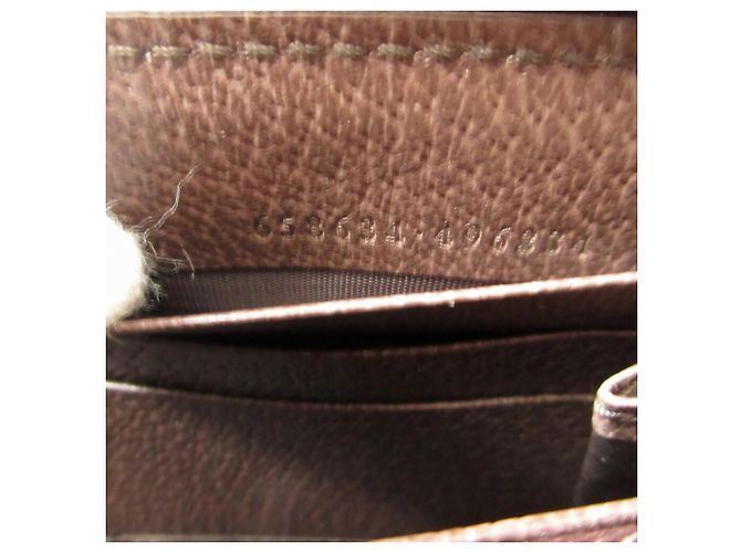 Monedero de bambú Gucci Diana Castaño Beige - vista 6