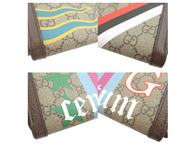 Monedero de bambú Gucci Diana Castaño Beige - vista 7