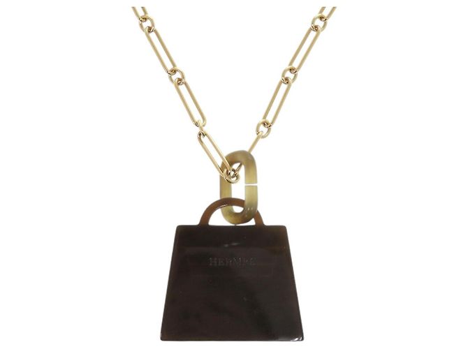 Collar Péndulo Amuleto Kelly Fusion Hermès Púrpura - vista 4