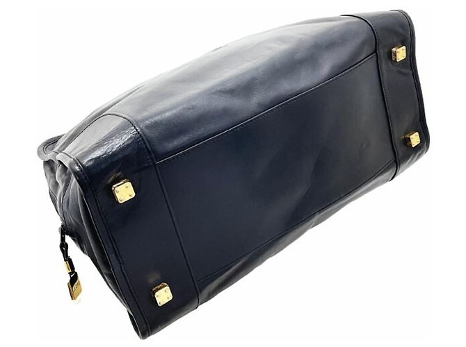 Sac à main Loewe Amazona 40 en cuir noir - vue 3