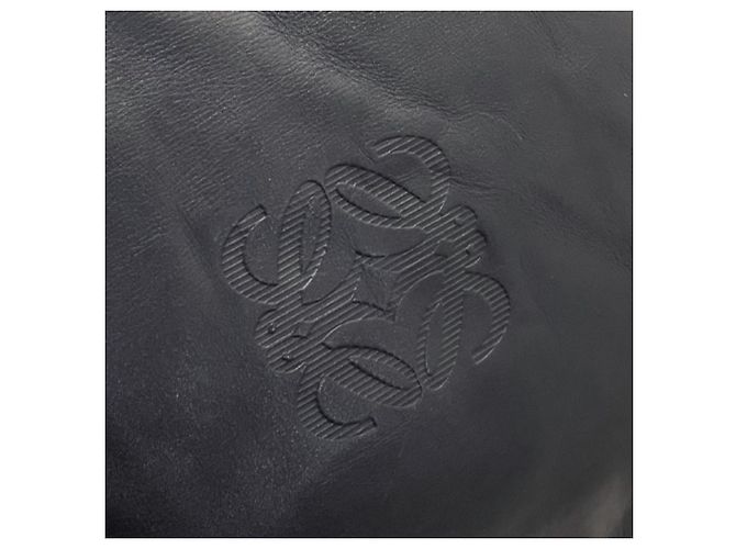 Sac à main Loewe Amazona 40 en cuir noir - vue 5