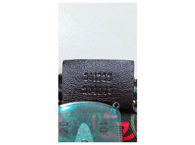 Borsa a tracolla Gucci GG in pelle nera Nero - vista 14