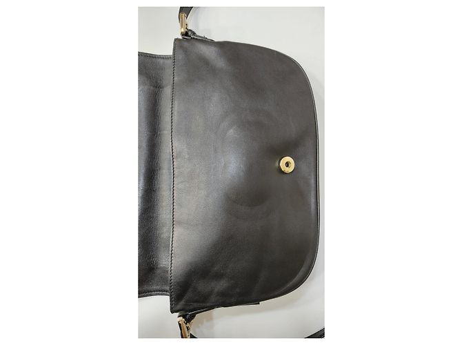 Borsa a tracolla Gucci GG in pelle nera Nero - vista 6