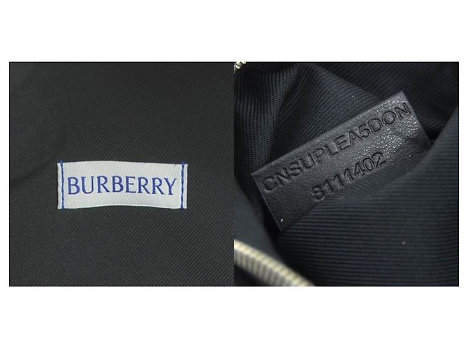 Marsupio in nylon nero Burberry - vista 5