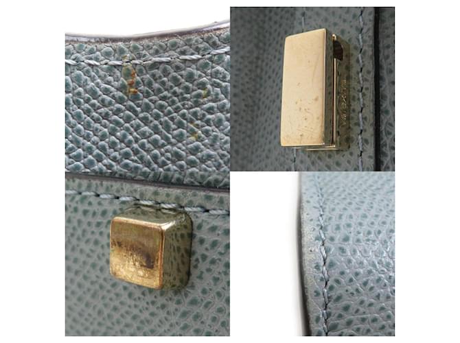 Borsa a Spalla Valextra Micro Iside Blu - vista 4