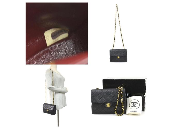 Borsa a Spalla Matelassé Chanel Nero - vista 5