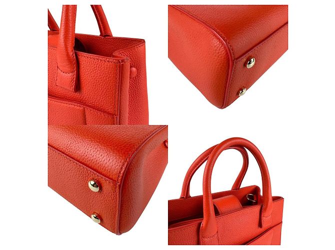 Bolso de Hombro de Cuero Chanel Neo Executive Tote Roja - vista 4