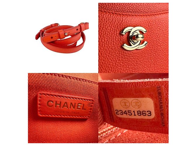 Bolso de Hombro de Cuero Chanel Neo Executive Tote Roja - vista 5
