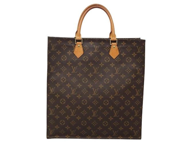 LOUIS VUITTON Borsa Sac Plat Monogram M51140 LV Auth BA5321 Monogramma - vista 13