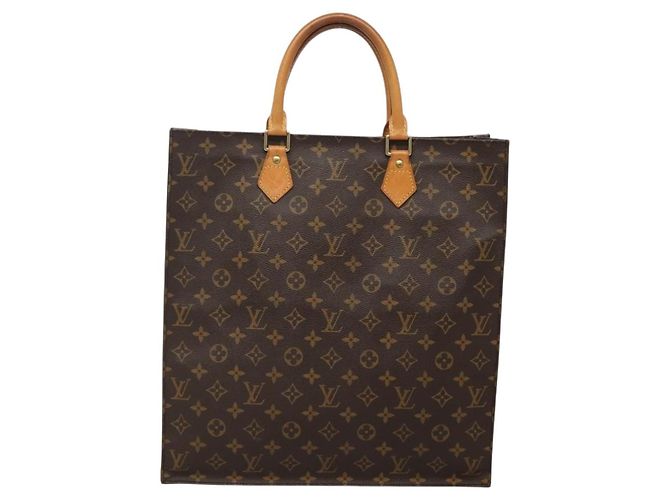 LOUIS VUITTON Borsa Sac Plat Monogram M51140 LV Auth BA5321 Monogramma - vista 2
