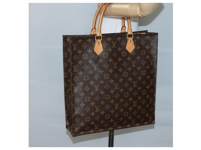 LOUIS VUITTON Borsa Sac Plat Monogram M51140 LV Auth BA5321 Monogramma - vista 20
