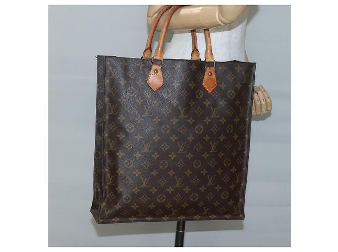 LOUIS VUITTON Borsa Sac Plat Monogram M51140 LV Auth 140437 Monogramma - vista 19