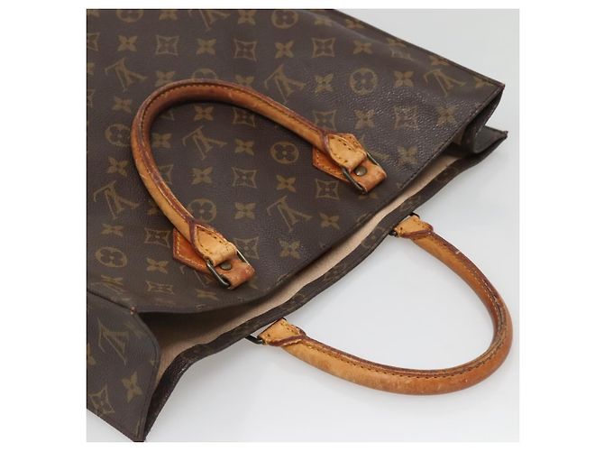 LOUIS VUITTON Borsa Sac Plat Monogram M51140 LV Auth 140437 Monogramma - vista 6