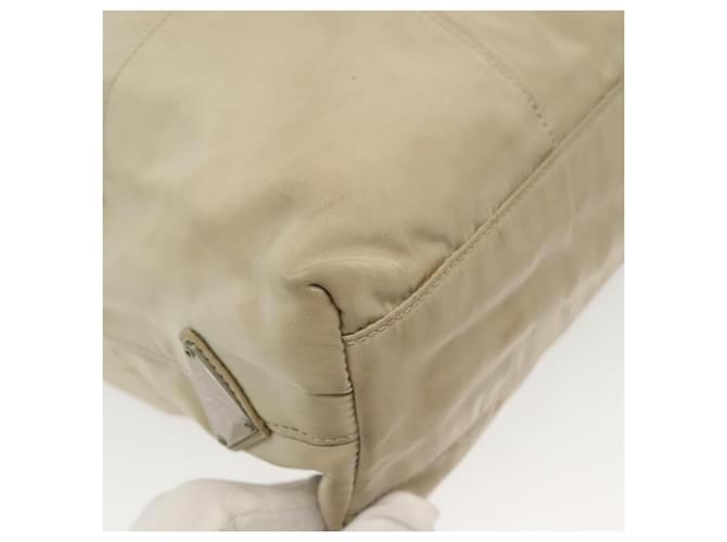 Borsa a Spalla Prada Nylon Beige Auth 134987 - vista 15