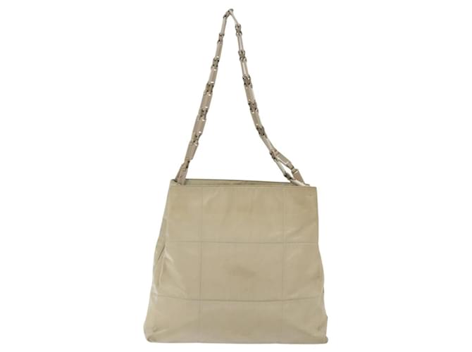 Borsa a Spalla Prada Nylon Beige Auth 134987 - vista 2
