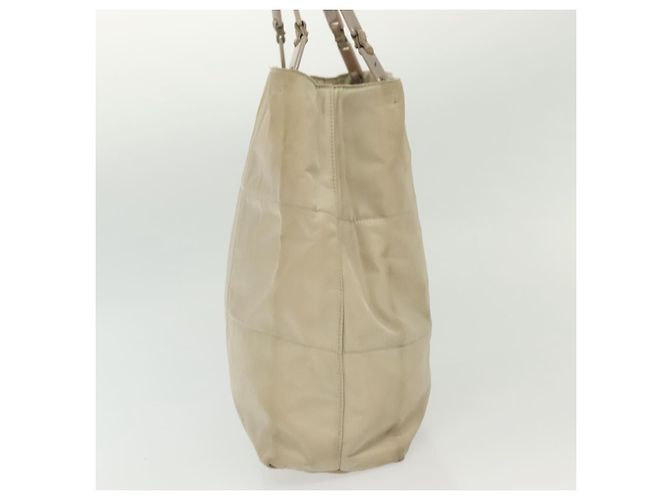 Borsa a Spalla Prada Nylon Beige Auth 134987 - vista 3