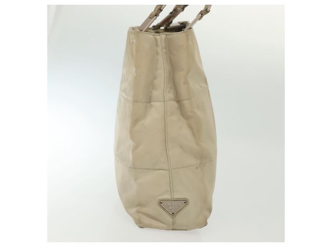 Borsa a Spalla Prada Nylon Beige Auth 134987 - vista 4