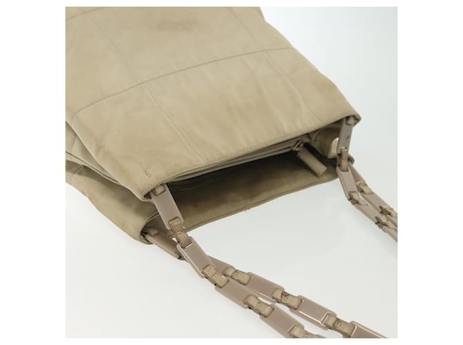 Borsa a Spalla Prada Nylon Beige Auth 134987 - vista 6