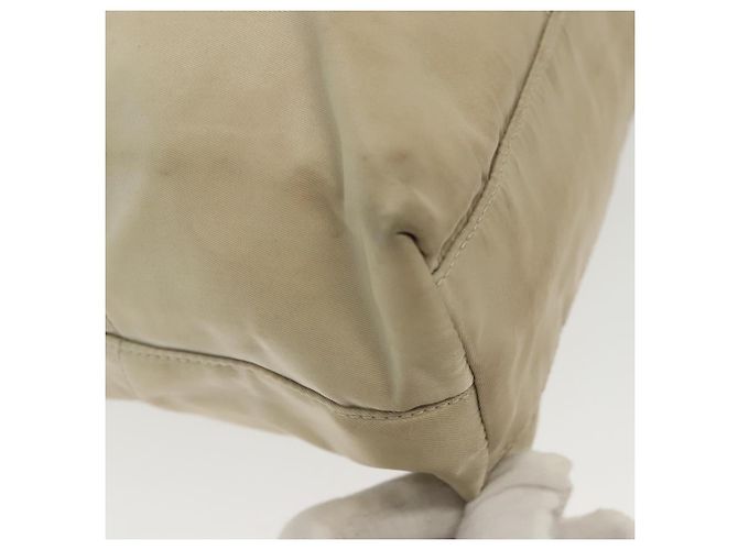 Borsa a Spalla Prada Nylon Beige Auth 134987 - vista 9
