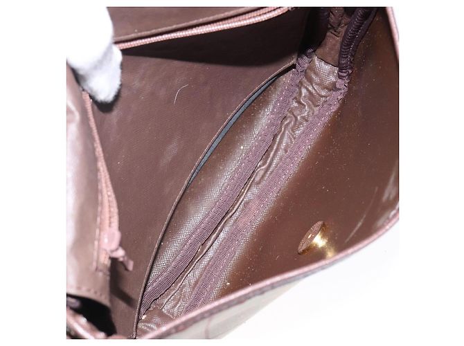 Autre Marque Borsa a Spalla Burberrys Nova Check in Tela Beige Oro Auth bs29128 D'oro - vista 11