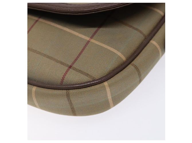 Autre Marque Borsa a Spalla Burberrys Nova Check in Tela Beige Oro Auth bs29128 D'oro - vista 14